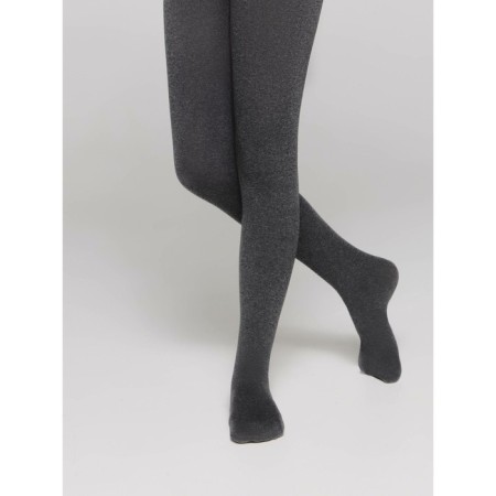 Tights Contain Conte Elegant Melange, height 104-110 cm, Grafit color-1