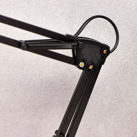 HELP lamp E27, on the clamp (220V) black, h = 55 (811) Risalux-3