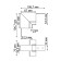 Connector G NOVOTECH. Flum, 52.5x106.7x106.7 mm, white color