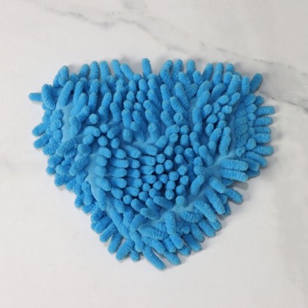 Oklotka nozzle Art 3092740 Dolyana, Microfiber Bukla, 14 × 17 cm, Blue Color Blue-1