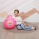 Ball-slop with a zabiaka handle "Corgi", D = 45 cm, 380 g, pink color