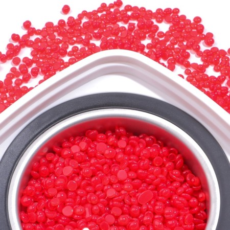 Wax for depilation, film, in granules, 500 gr, red color-6