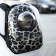 Backpack for carrying animals "Leopard", with a viewing window, 32 x 22 x 43 cm