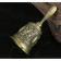 Metal bell with engraving, 11.3 x 5.4 cm, bronze