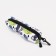 School backpack from lightning textiles, external pocket, penalty, green color