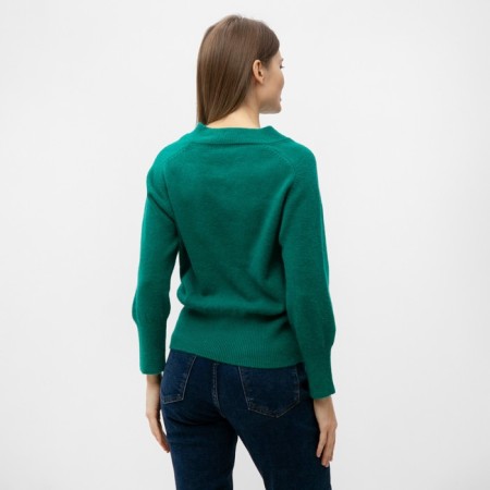 Female jumper, green color, one size (44-48)-2