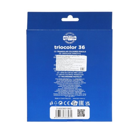 Pencils 36 CB K-I-N 3555 RACOON, hexagon, cards/UP-4