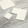 Furniture pad Tundra, 85 x 85 mm, square, white, 2 pcs.