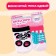 Panda dolls, socks, 2 pairs