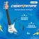 Musical toy "Guitar Roker", sound effects, blue color