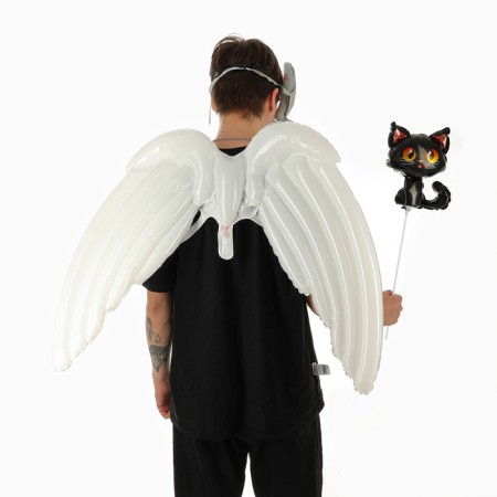 Set of foil balls "Carnival set. Cat ", 3 pcs.-3