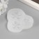 Mold Silicon "Cristals flowers" 3 objects 1x7.5x6.5 cm