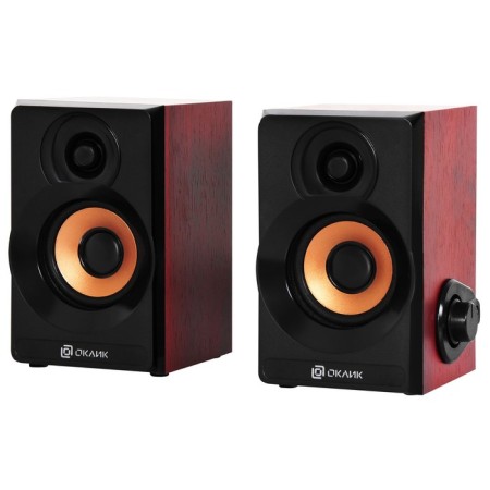Roll speakers OK-161 2.0 black/cherry 6Wt-1