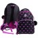 School backpack, 40 x 27 x 20 cm, Grizzly 360, ergonomic back, laptop compartment, black/lilac RG-360-5_3