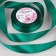 Satin tape, 25 mm × 23 ± 1 m, emerald color No. 126