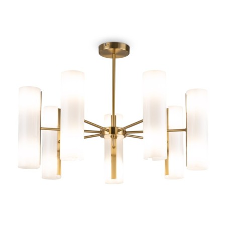 Freya FR5368CL-14BS FIRE, 435x355x320 mm ceiling lamp, E14, 14x40W, brass color-1
