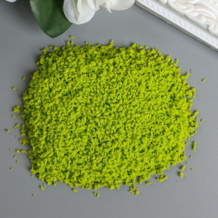 Decor for creating miniatures (trees, lawn) powder "yellow-green" set of 20 g