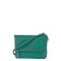 Bag Female claim. Kozh, lightning, green color