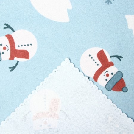 Plaid Ethel "Snowmen" 100x150cm, Fleas-3