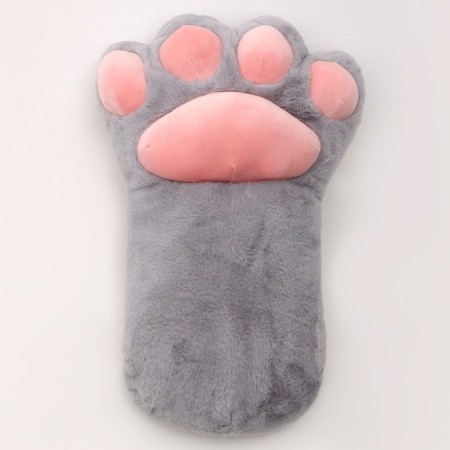 Soft toy "paw", 50 cm, gray color