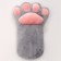 Soft toy "paw", 50 cm, gray color