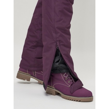Ski-loving pants, size 58, dark purple color-8