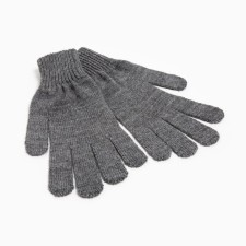 Female gloves, graphite color, size 18