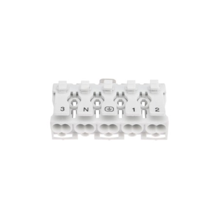 Spring Domestic connective KSP 5-Polus with ground and with mounting legs (50 pcs./Union) REX-4