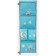 Organizer, children's suspension "Bear", 24x94 cm, blue