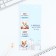 Magnetic bookmarks 4 pcs in the Corgi postcard