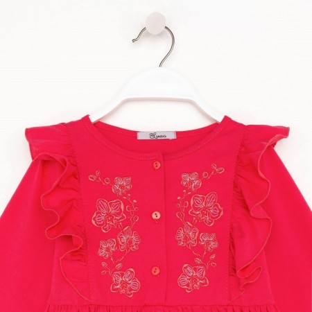 Платье для девочки, цвет малиновый, рост 98 см-8