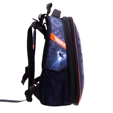 School frame backpack 38 x 30 x 16 cm, ergonomic back, Stavia Police-3