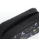 Lightning cosmetic bag, external pocket, black color