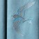 Set of curtains "Liberty", size 145 x 270 cm - 2 pcs, blue