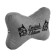 Pillow on the headrest Matech Bone Comfort Line, 38 x 25 x 10 cm, gray
