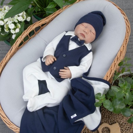 Kinderlitto “Young gentleman” discharge kit, 4 items, height 50-56 cm, dark blue color-6
