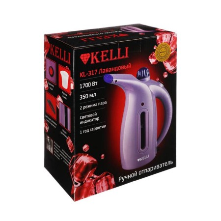 Kelli KL-317, manual, 1700 watts, 350 ml, lavender-7