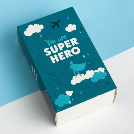 Набор детских носков KAFTAN "Super hero" 3 пары, размер 14-16-2