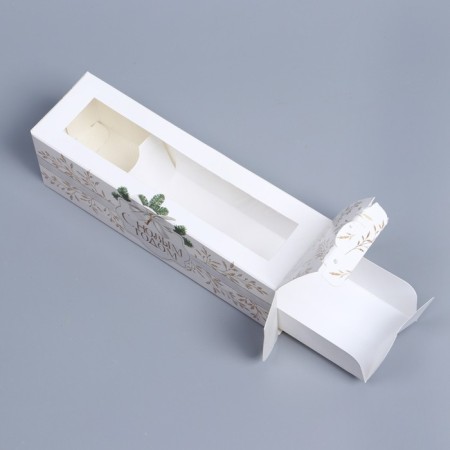 Box for Makarun "New Year's gold" 18 x 5.5 x 5.5 cm, New Year-2