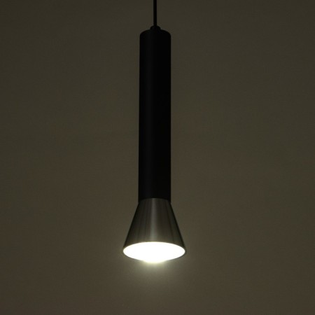 Claret suspension lamp GU10 35W black chrome 7x7x25.5-125.5cm-2