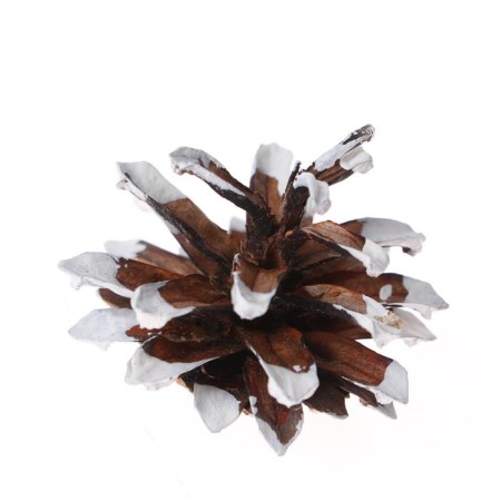 New Year's decor "Set of white cones" 6 pcs.-2