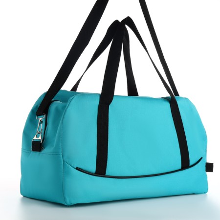 Female sports bag, textura, average size, turquoise/pink color-3