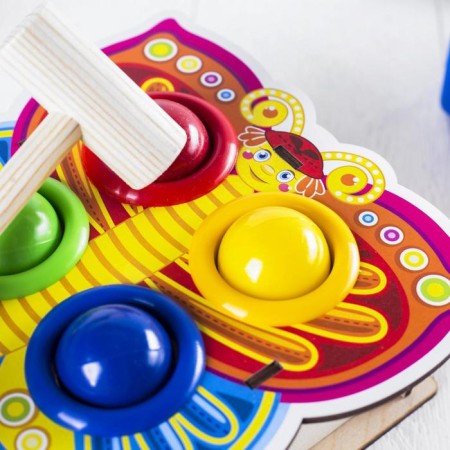 Putting-soroter "Butterfly", with a hammer, mix-6