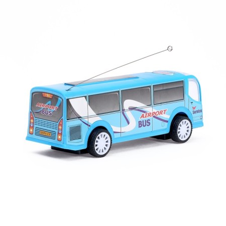Radio -controlled bus "Delivery Service", lighting effects, works from batteries, mix-2