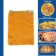 The grid is vegetable, yellow, 35 x 60 cm, 15 kg set 100 pcs