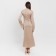 Women's silk dress Mist: Classic Collection p. 44, beige color