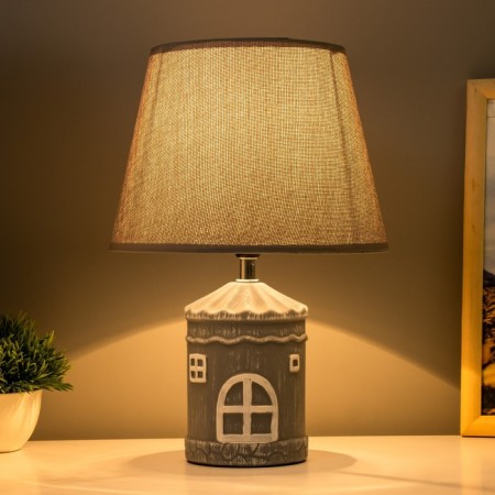 Table lamp "Maizon" E14 40W gray 22.5x22.5x33.5 cm Risalux-1