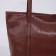 Zipper bag with zipper, brown color
