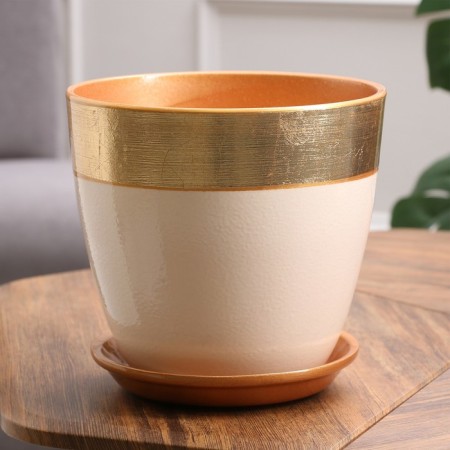 Set of pots "Patal Bud Valencia" beige, 4 items, 1 l, 2 l, 3.8 l, 4 liters-4