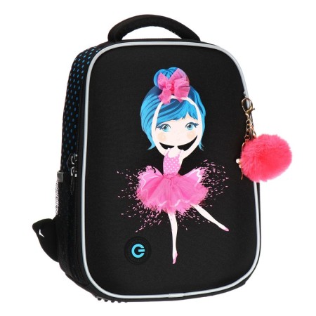 Frame saturation, 37 x 26 x 16 cm, Grizzly, + keychain, black-1